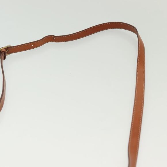 CELINE Macadam Canvas Shoulder Bag Pvc Leather Brown Gold - Picture 8 of 12